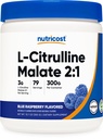 Nutrikost L-tsitrulliinmalaat 2:1 (300 grammi) (sinine vaarikas)