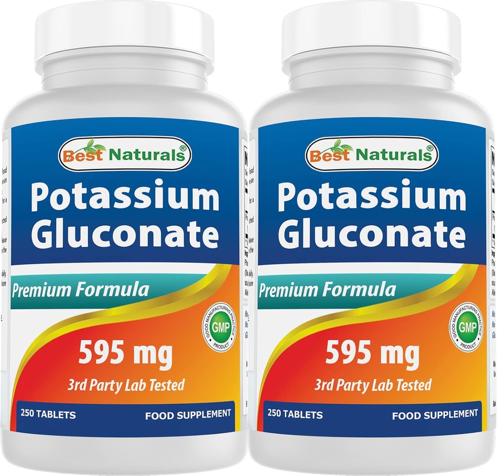 Parimad looduslikud kaaliumglükonaat 595 mg 250 tabletti (250 loendit (2 pakendis))