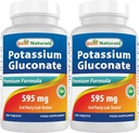 Parimad looduslikud kaaliumglükonaat 595 mg 250 tabletti (250 loendit (2 pakendis))