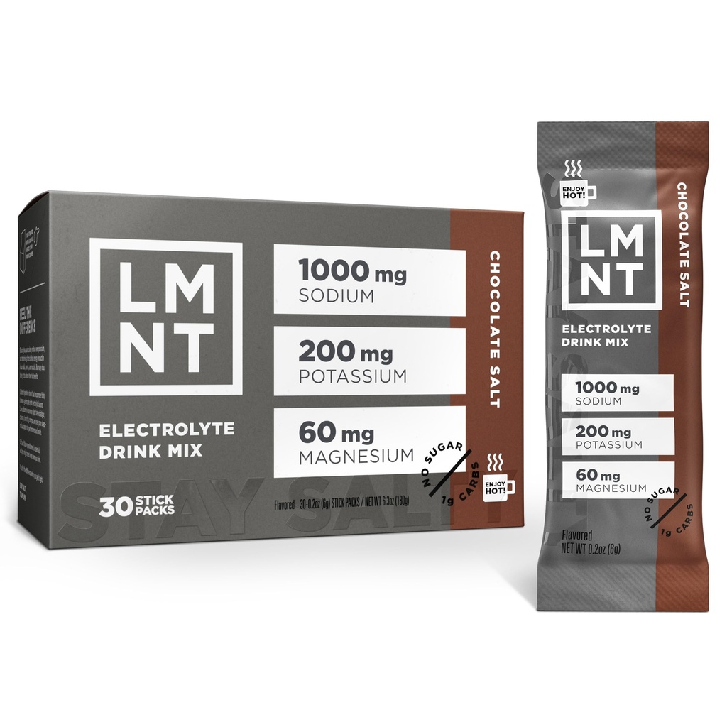 Joo LMNT Zero Sugar Hot Chocolate või Coffe Mixer - Šokolaadisool | Joo segu | 30-Count