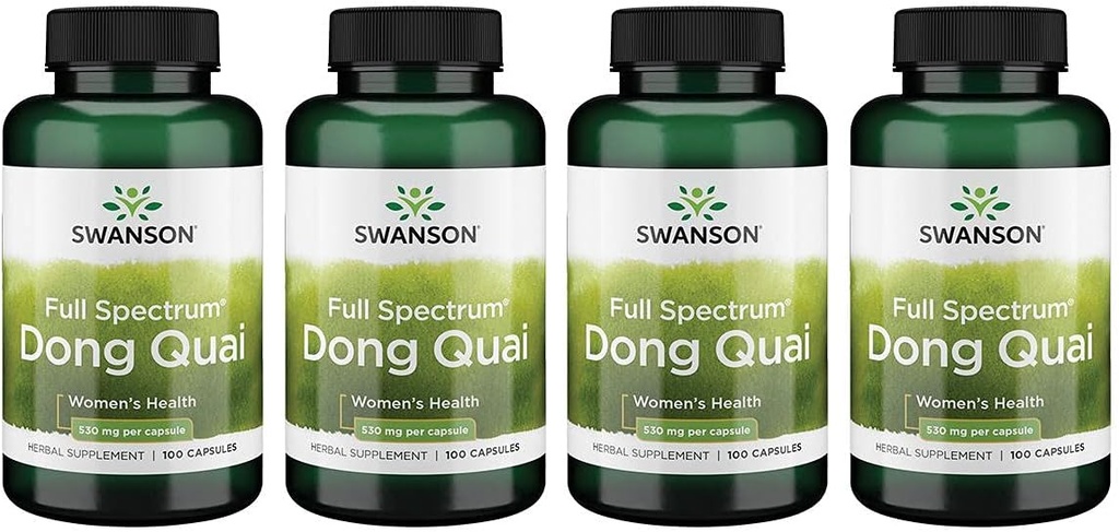 Swanson Dong Quai 530 Milligrams 100 kapslit 4 Pack