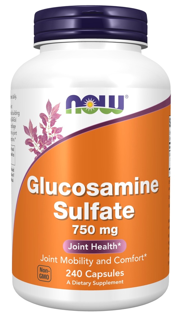 NOW Foods Supplements, Glükosamiini Sulfate 750 mg, koos UL toidulisand sertifitseerimine, 240 Veg kapslid