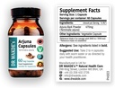DR WAKDE Arjuna kapslid (Terminalia arjuna) | 60 Veg Caps | Ayurveda Supplement | Vegan | 100% Taimne | Kogus Allahindlused | Sama päeva Dispatch