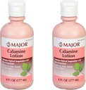 MAJOR Calamine Lotion - Calamine Topical Suspension USP Nahakaitse - 6 Fl Oz (177 ml) (2 Pack)
