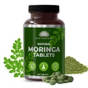 SAPTAMVEDA looduslikud Moringa tabletid, Drumstick Leaf tabletid (120 tabletti) - 500 mg iga | looduslik multivitamiin | rikas antioksüdandiga, immuunsuse suurendaja | Hea juustele ja nahale India taludest