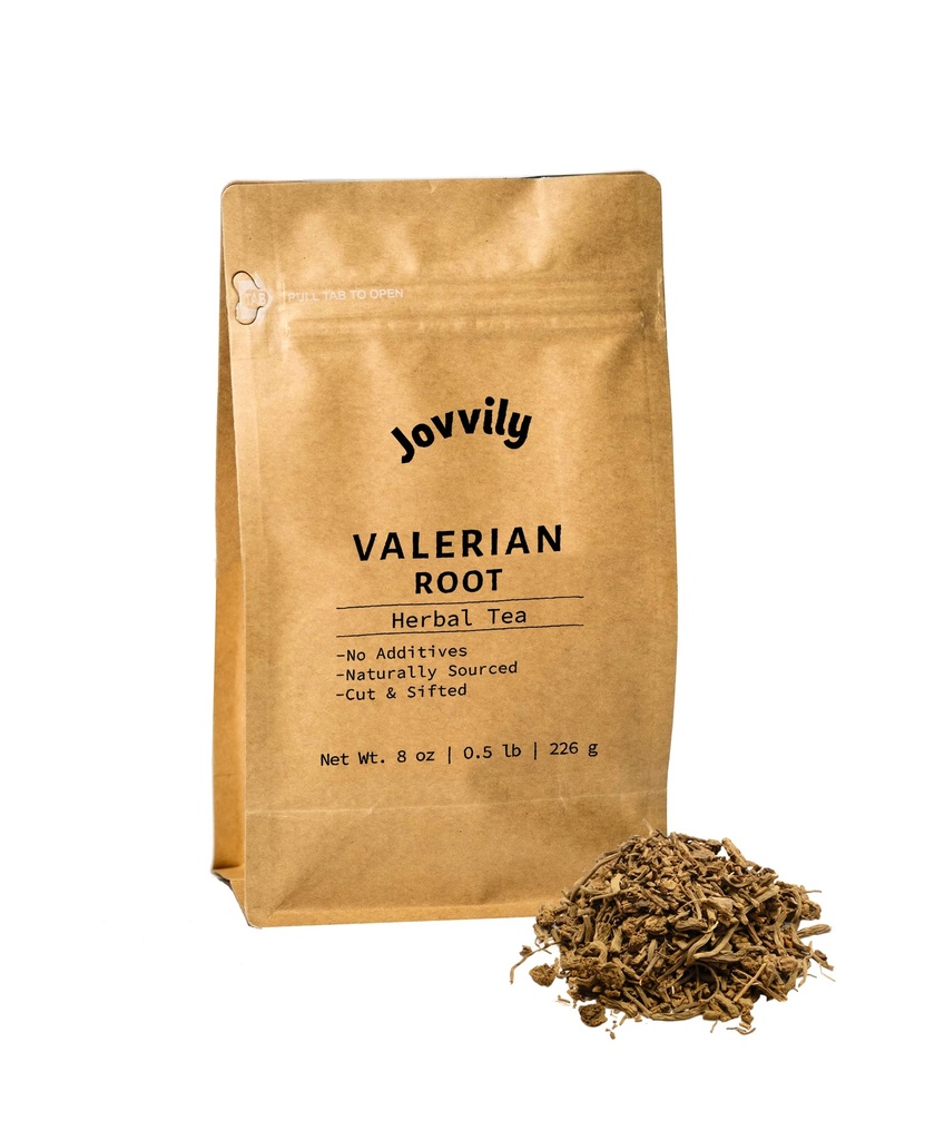 Valerian Juur - 8 oz - lõigatud ja sõelutud - Taimne tee - ei täida ega lisaaineid