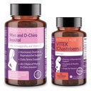 Intiimne roos Naiste hormonaalne tasakaal Bundle - Myo-Inositool & D-Chiro Inositool + Vitex Chasteberry - Reproduktiivtervise ja menstruaaltoe täiendused