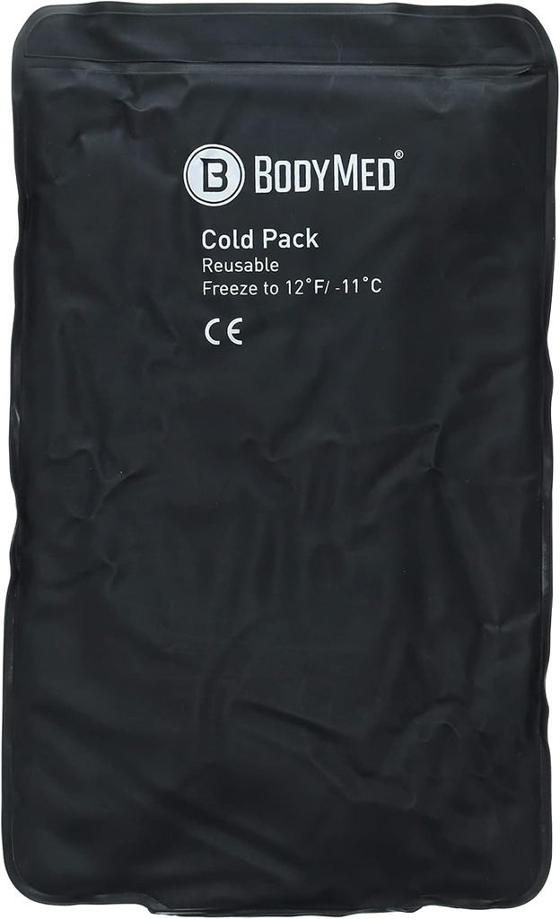 BodyMed Heavy Duty Reusable Urethane Jääpakend põlvedele, kätele, küünarnukile, õlale, seljale - professionaalne külmaravi vigastuste, valude, turse, sinikate, pritsmete jaoks - 12 in. x 7 in. (Pool)