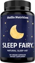 SLEEP FAIRY Natural Sleep Aid | Magneesium Glycinate 500mg, Melatoniin 10mg, L-Theanine, B6, 5-HTP, GABA, Valerian Root & Ashwagandha | Taimne uni pillid täiskasvanutele | Vegan Sleep pillid | valmistatud USAs