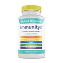 All-in-One Organic Immune Support Supplement 60 Vegan Kapslid - Elderberry 500mg, Ashwagandha 500mg, 400mg C-vitamiin ja tsink - Vitamiin D3 - Immuunsüsteemi tugevdajad täiskasvanutele