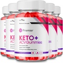 Premier Keto ACV Gummies - ametlik valem, Premier Keto Gummies Blast Plus maksimaalse tugevuse jaoks Apple Siider Äädikas 1000MG, ACV Keto Premier Supplement Vitamiin B12 Folate Beet Juur (5 Pack)