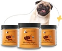 kin + liiki orgaaniline kiud koertele ja kassidele - Kõrvitsa Boost tervislikele kangastele - Seedetrakti tervis - Linaseemned, ingver, kurkum ja kookospähklid - valmistatud USA-s - Bundle (3 x 8 oz)