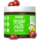 Yerba Mate Gummies - Yuzu & ingveri maitse energia, fookuse, immuunsuse ja südame tervise jaoks | Vegan, GMO-vaba, gluteenivaba - 50 looduslikku toidulisandit kummikud