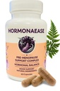 Hormonaease Naiste heaolu täiendus - Vegan Hormonaalne tasakaal, meeleolu ja energia toetus Maca juure ja Dong Quai