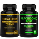 DORADO TOITLUS Epicatechin Extract 750mg per Serving - (120 kapslit) ja arahhidoonhappe täiendus 1500mg (150 kapslit)