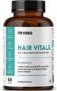 Juuste Vitaalid DHT Blocker biotiini tablettidega beeta-Sitosterool & Stinginging Nettle Root Extract | Juuksevitamiinid meestele ja naistele - 60 tabletti