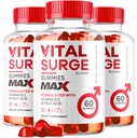 (3 Pack) Vital Surge - Vital Surge for Men Gummies, Vital Vita Surge Max Maksimaalne tugevus 1050 MG, VitalSurge Supplement Support Gummy Advanced Formula, Premium Vitamiin Gomitas (180 Gummies)