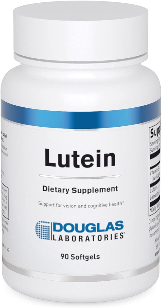 Douglas Laboratories Lutein (6 mg.) | Luteiin koos Zeaxanthin nägemiseks | 90 Softgels
