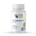Melatoniin 60mg | Melatoniini kõrge annus kergesti allaneelatavates kapslites | Vegan, mitte-GMO ja gluteenivaba | US- valmistatud ekstra tugevus (üksik)