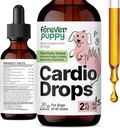 Forever Puppy Cardio tilgad koertele - Hawthorn Berry & Motherwort Herb - Vedel antioksüdandi lisand Gotu Kola lehed & Lavendli ekstrakt - 2 fl oz