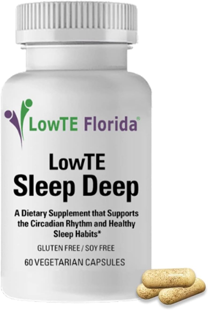 Sleep Deep - 60 kapslit I Sleep Supplement koos melatoniiniga 5mg, Ashwagandha, GABA, Lemon Balm Extract & l Theanine, Uneabi tervete Circadian rütmide jaoks