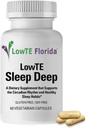 Sleep Deep - 60 kapslit I Sleep Supplement koos melatoniiniga 5mg, Ashwagandha, GABA, Lemon Balm Extract & l Theanine, Uneabi tervete Circadian rütmide jaoks