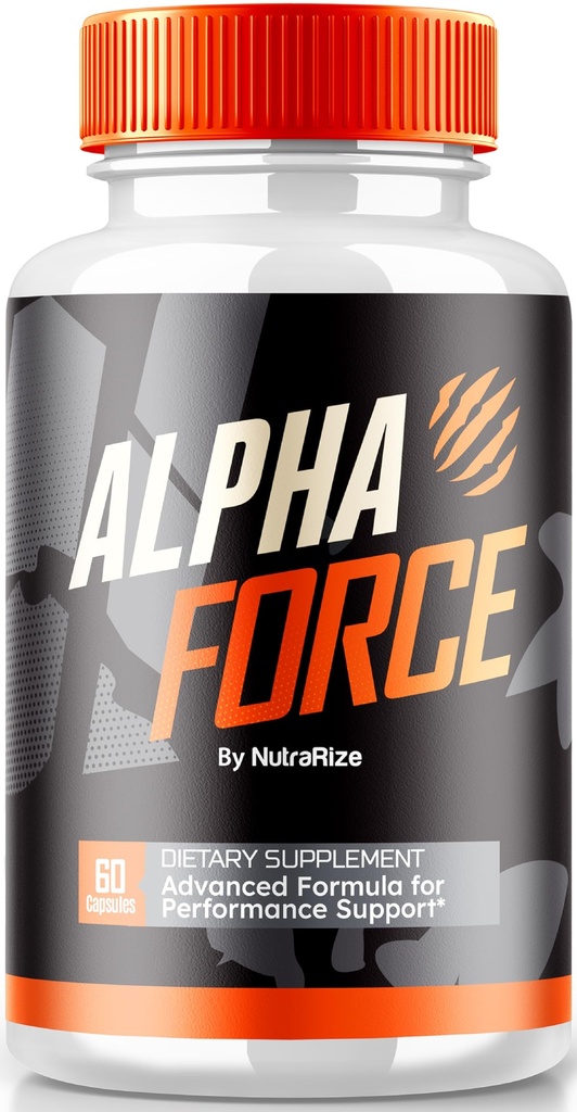 NutraRize Alpha Force kapslid, kõik looduslikud pillid energia ja jõudluse toetamiseks, toitumisvalem üldise tervise jaoks, ametlik ülevaade (60 kapslit)