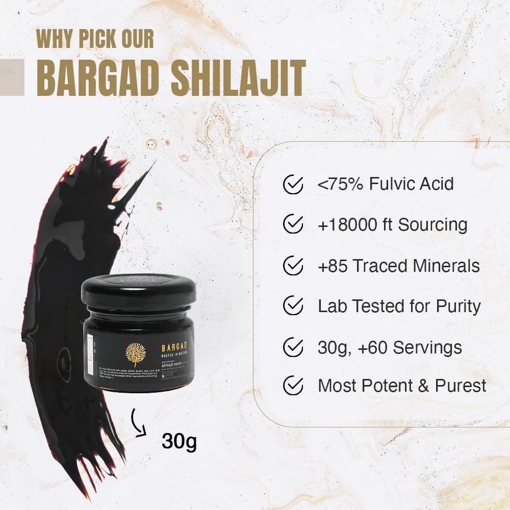 Himaalaja Shilajit vaik naistele | 100% puhas, kullaklassi ja labori testitud | Suurendab energiat, immuunsust ja elujõudu Fulvic Acid & 85+ Mineraalid | 30 g Premium Wellness