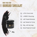 Himaalaja Shilajit vaik naistele | 100% puhas, kullaklassi ja labori testitud | Suurendab energiat, immuunsust ja elujõudu Fulvic Acid & 85+ Mineraalid | 30 g Premium Wellness