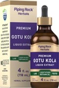 Piping Rock Gotu Kola ekstrakt | 4 Fl Oz | Premium Vedel Taimne täiendus | Taimetoitlane | Alkoholivaba | Mitte-GMO, Gluteenivaba