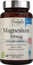 Looduse võimas magneesiumilisandid | Magneesiumtsitraat & magneesiumoksiid 500mg | Veganmagneesiumilisand naistele ja meestele | USA Made Magneesium Sleep Support - 60 Veggie kapslit