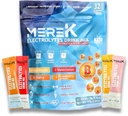 MereK elektrolüütide hüdratatsioonipulber Toidulisandid 32 kotid Lihtne avatud ühe serveerimine Ideaalne treeningu jaoks Oluline igapäevane hüdratsioon vajab suhkrut, kaloreid, Keto Sõbralik