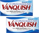 Vanquish Extra Tugevus Peavalu ja valu leevendamine, atsetaminofeeni, aspiriini ja kofeiiniga | Digitaalne silmatüvi | 100 loend, pakend 2