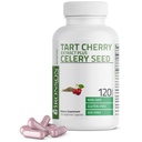 Bronson Tart Cherry Extract + Selleri Seed Kapslid - Võimas Uric Acid Cleanse, liigeste liikuvuse toetamine ja lihaste taastamise täiendus - Mitte GMO valem, 120 taimekapslit