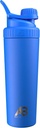 AeroBottle Cryo Shaker Cup, isoleeritud roostevabast terasest veepudel ja valgu raputaja, segab valku ja eeltreeningut turbulentse segamistehnoloogiaga, ei sega palli ega Wisk, 26oz, Artic Sea Blue
