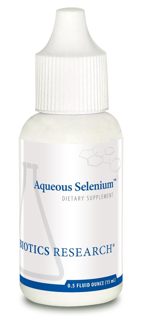 Biotics Research Aqueous Selenium Vedel valem, 95 μg Seleniumi tilk, kilpnäärme funktsioon, DNA tootmine, kognitiivne tervis, potentne antioksüdant 0,5 vedeliku ühikut