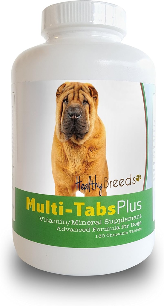 Healthy Breeds Chinese Shar Pei Multi-Tabs Plus Chewable Tablets 180 Count