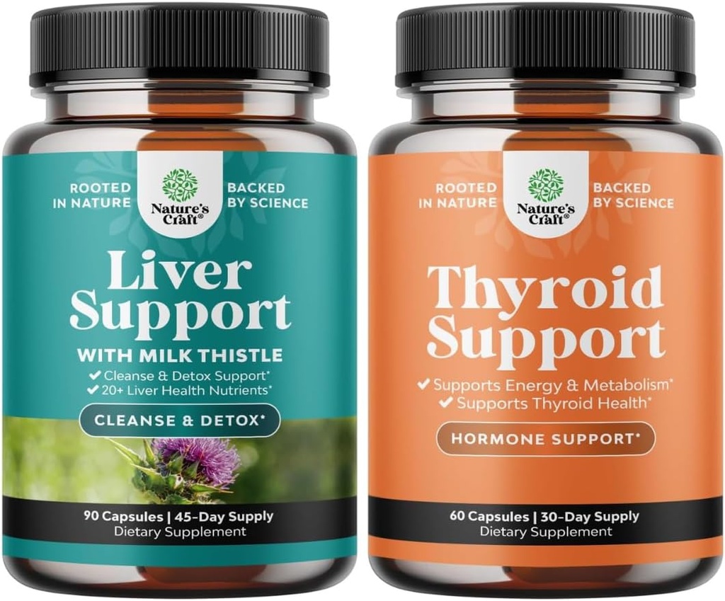 Bund of Maver Cleanse Detox & Repair - Silymarin Milkohakele Dandelion Juur, Beetroot & Artichoke Extract & Thyroid Support - L Tyrosine, Põiewrack, Selenium & Ashwagandha for Hormon Balance