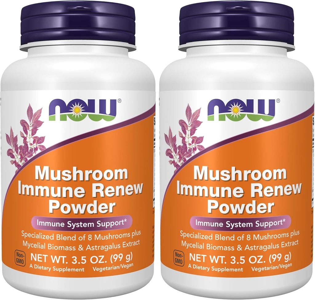 NOW Supplements, Seenekaitse Uuendamine Astragalus Juurekstraktiga, Immuunsüsteemi tugi *, 3,5-kordne (pakk 2)