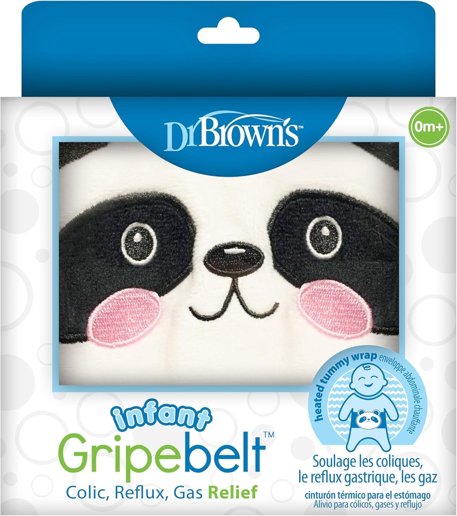 Dr Browni imiku Gripebelt kuumutatud kõht Band, Soothe Beebi Tummy õrna sooja ja kompressiooniga, Panda, 0m +