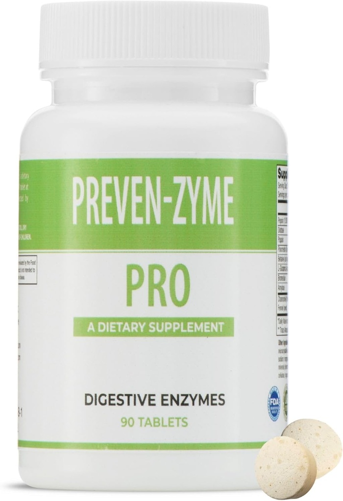 Prevenzyme Pro Digestive Enzyme Supplement (90 Tabs) poolt Legere Pharmaceuticals ES Global
