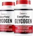 NutraRize (2 Pack) Easy Flow Glycogen, EasyFlow Glycogen Support Kapslid, Easy Flow Glyco Optimizer, ametlikud EasyFlow Glyco Optimiser kapslid, Easy Flow Detox Cleanse, Easy Flow Glycol (120 kapslit)