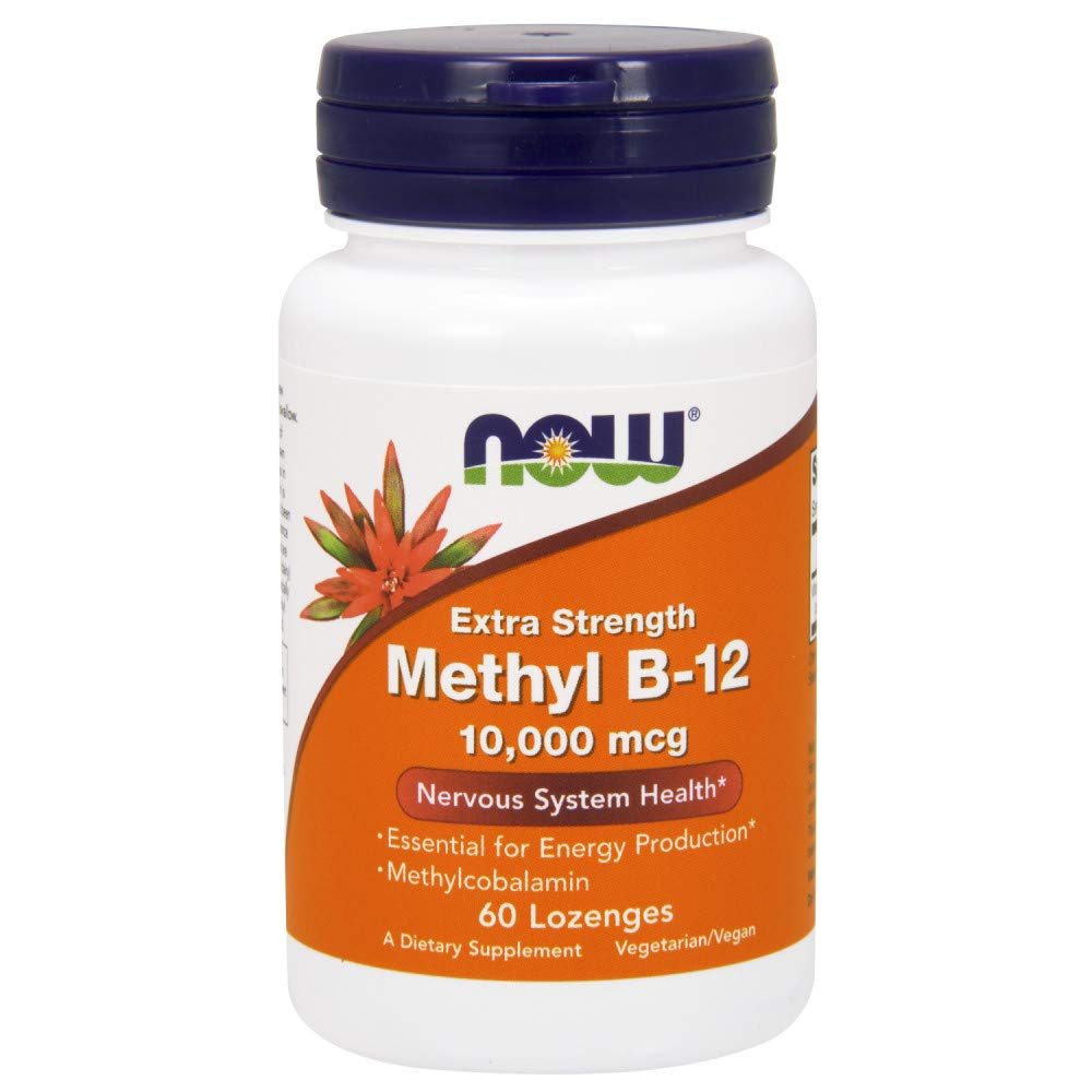 NOW Foods Metüül B-12 10000 mcg, 60 pastilli (pakk 2)