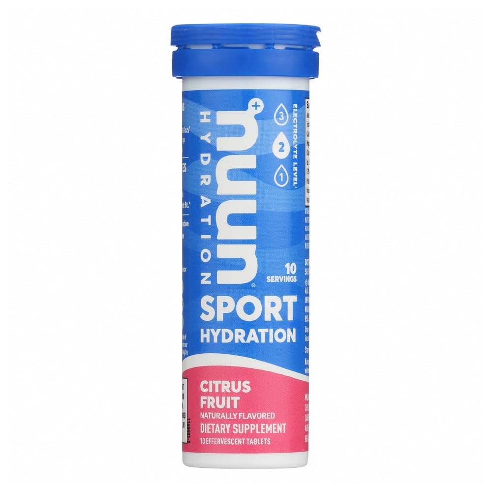 Nuun Active Citrus Fruit Electrolyte Enhanced Drink Tabletid (6-Pack of 10)