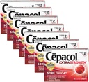 Cepacol Maksimaalne tugevus Kõri kukkumine Lozenges, Kirss, 16 Count (pakk 7)