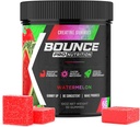 Bounce Pro Kreatiin Monohüdraat Kummid meestele ja naistele, madala kalorsusega, 6G kreatiini serveerimise kohta, vegan, sulamisvastane, gluteenivaba, mitte-GMO, 2 g kreatiini kummi kohta (30ct, arbuus)