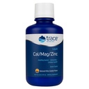 Trace Minerals | Vedel Cal / Mag / Tsink | Kaltsium, Magneesium, Tsink, Vitamiin D3 täiendus | Toetab normaalset koe, lihaste ja luutihedus | Natural Piña Colada maitse | 16 Servings, 16 fl oz.