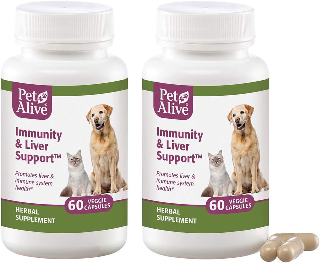 PetAlive Immunity and Maks Support Veggie Cap 2 Pack
