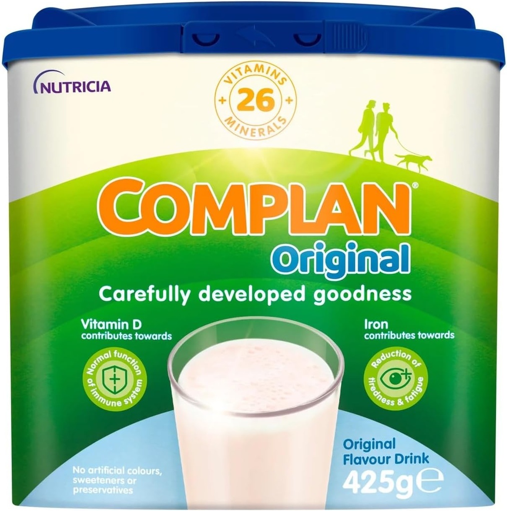 Complan Toitainerikas Vitamiin Jook Originaalne Maitse 425g 7-8 Servings