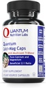 Quantum Nutrition Labs Calci-Mag Caps - Calcium Magnesium Supplement, Calcium Supplement, Pure Magnesium & Mushroom Complex with Reishi & Lions Mane - 300 Vegetarian Capsules